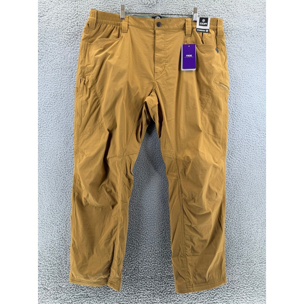 CQR Mens Tactical Pants Coyote Brown Tan Multi-Pocket Outdoor Work Trousers NEW
